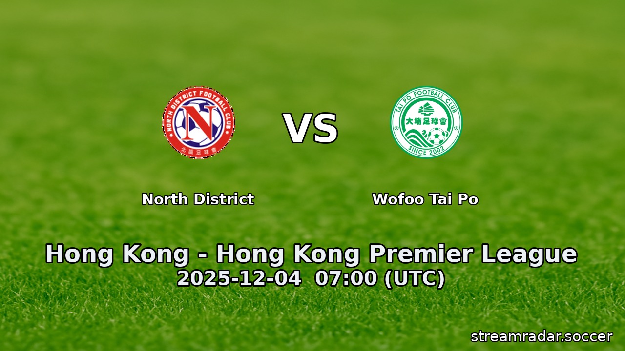 North District vs Wofoo Tai Po