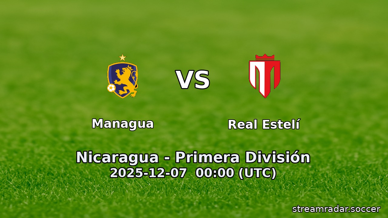 Managua vs Real Estelí
