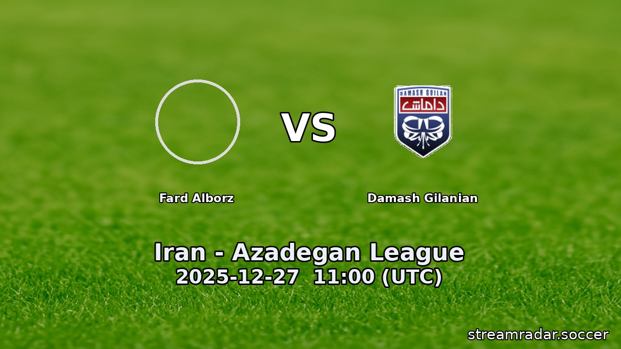 Fard Alborz vs Damash Gilanian