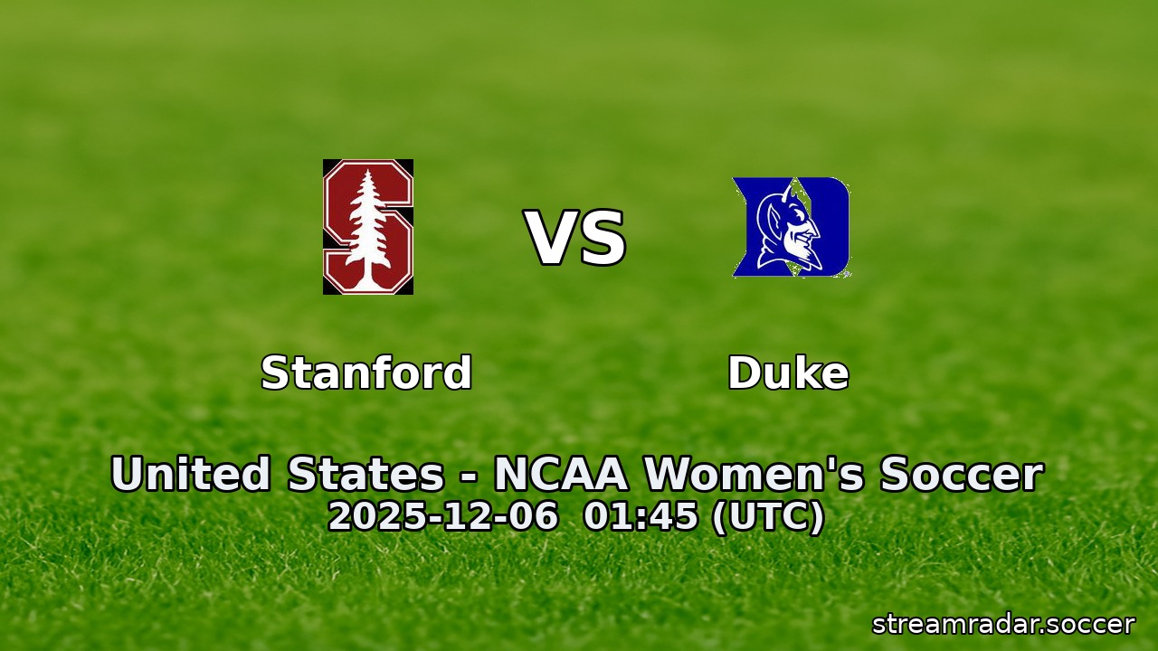 Stanford vs Duke