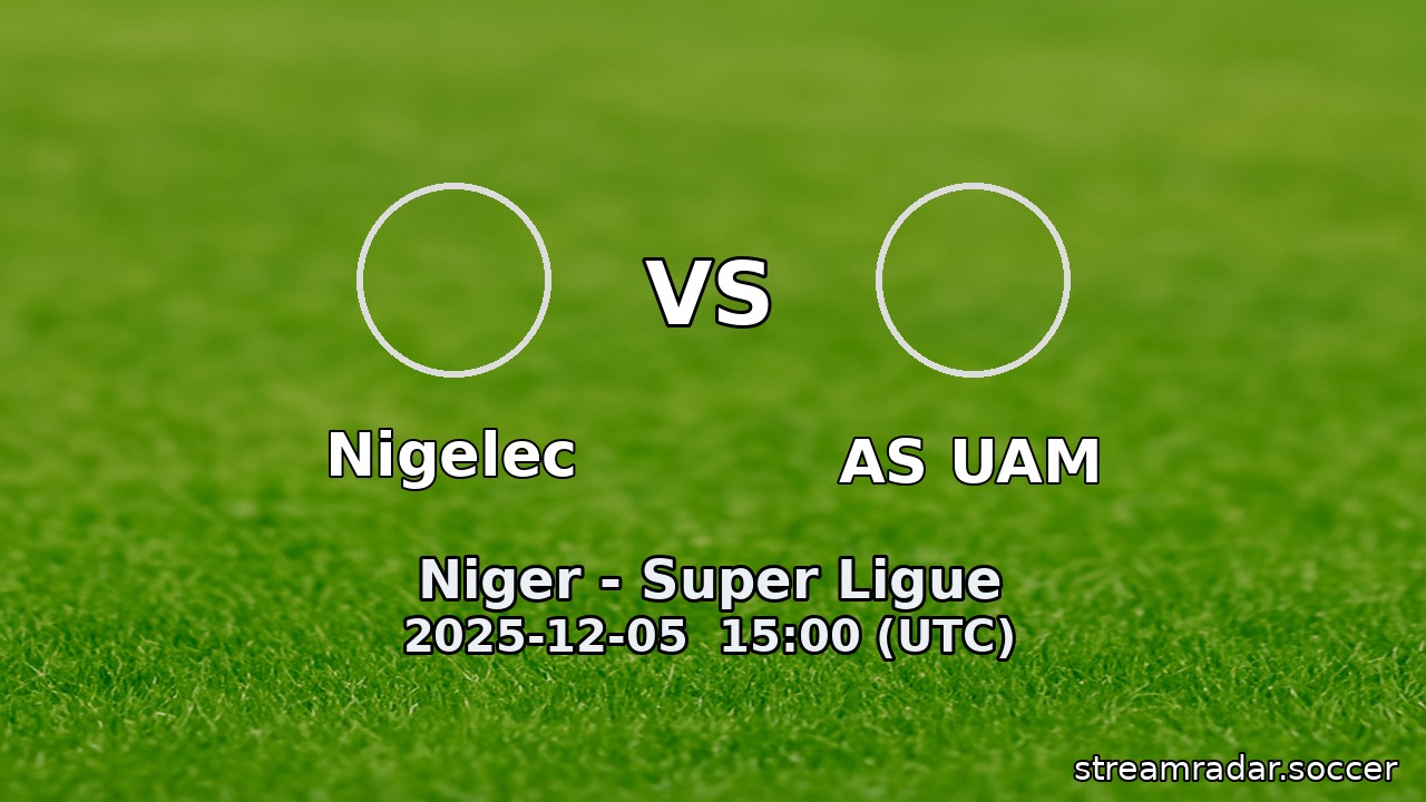 Nigelec vs AS UAM