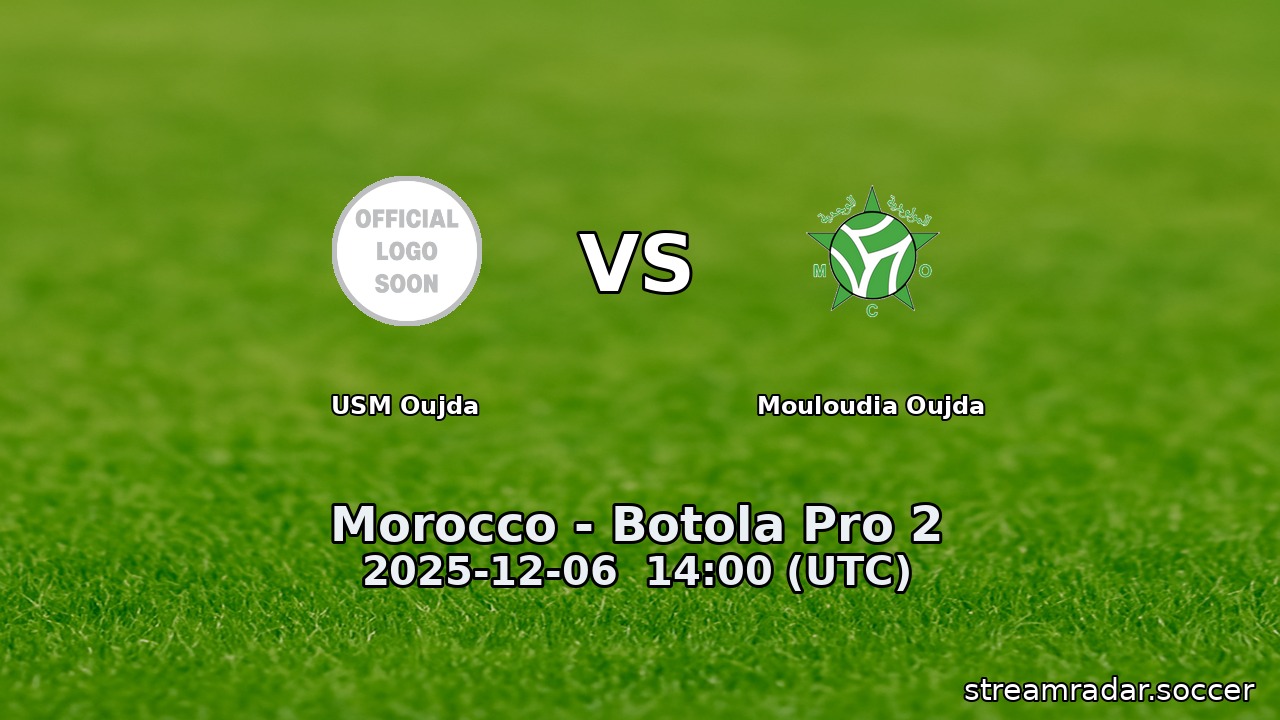 USM Oujda vs Mouloudia Oujda
