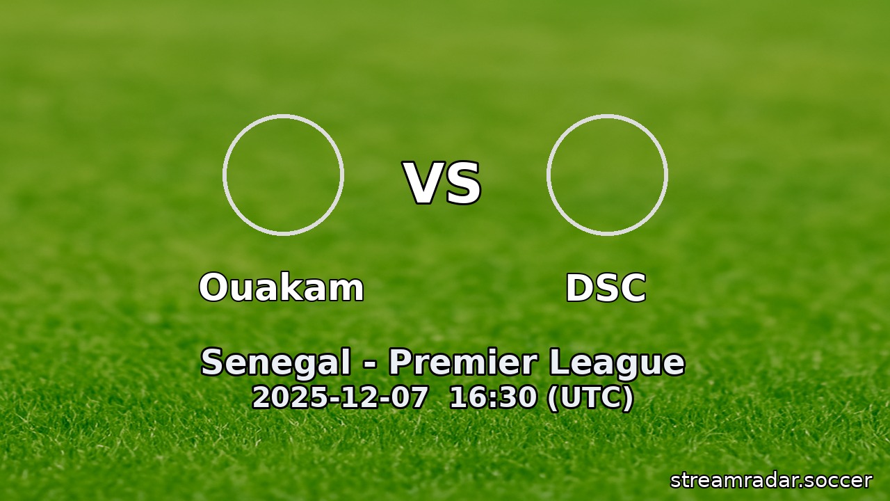 Ouakam vs DSC