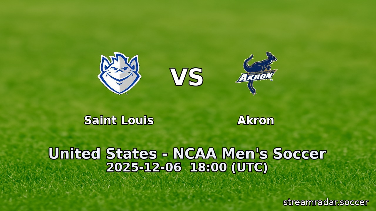 Saint Louis vs Akron