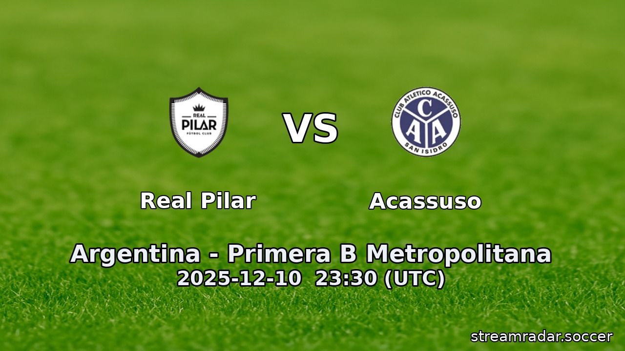 Real Pilar vs Acassuso
