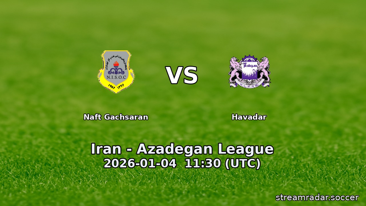 Naft Gachsaran vs Havadar