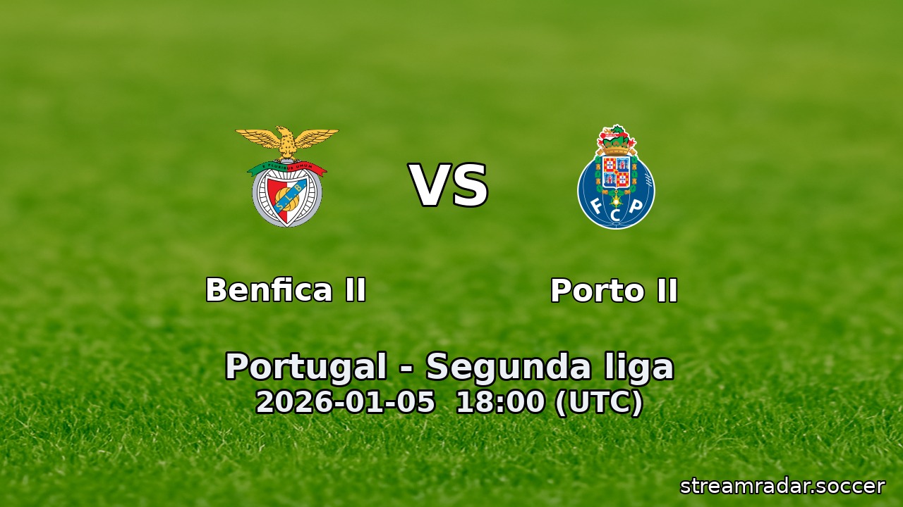 Benfica II vs Porto II