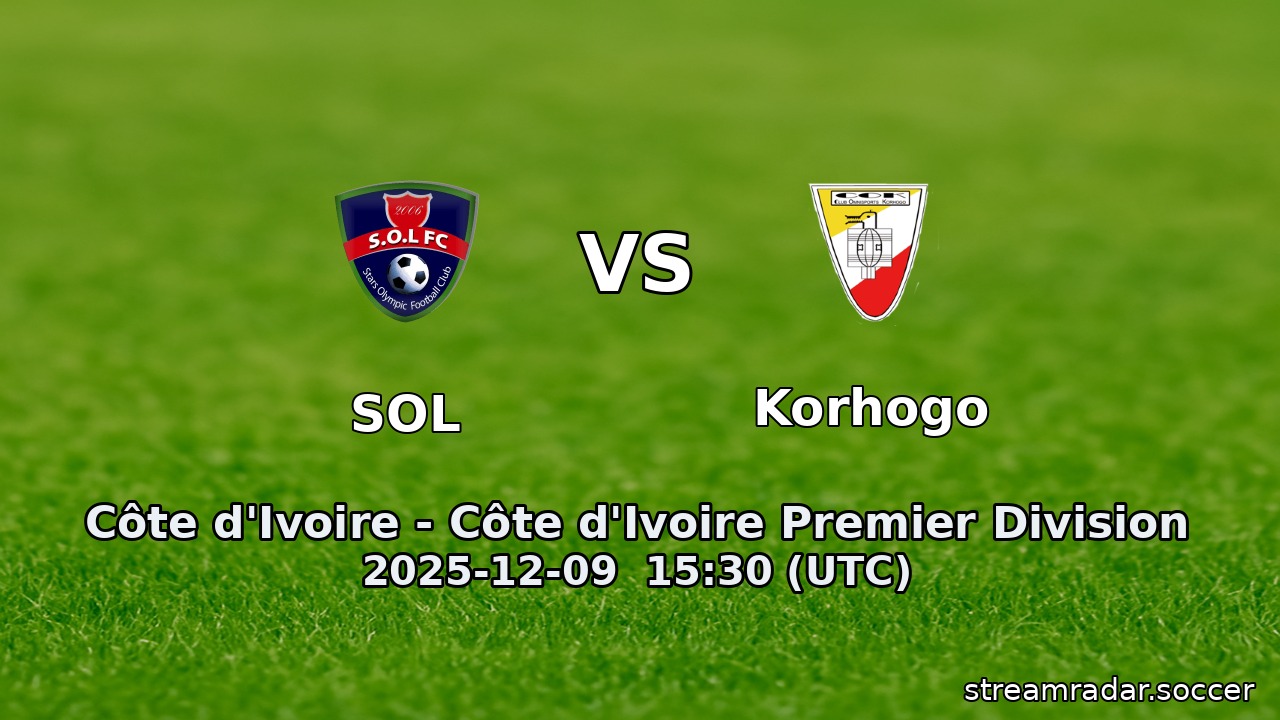SOL vs Korhogo