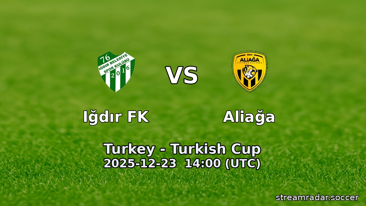 Iğdır FK vs Aliağa