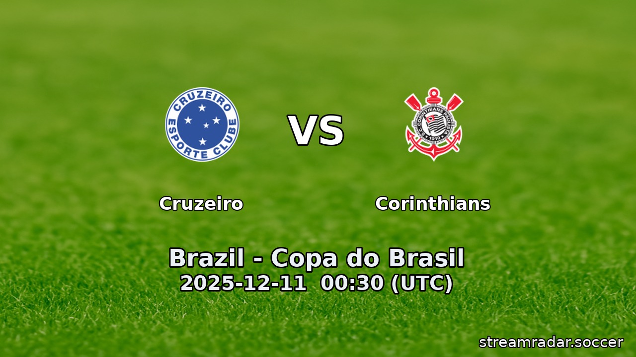 Cruzeiro vs Corinthians