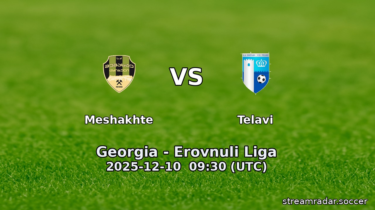 Meshakhte vs Telavi