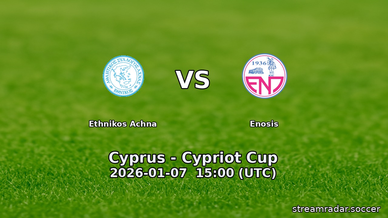 Ethnikos Achna vs Enosis