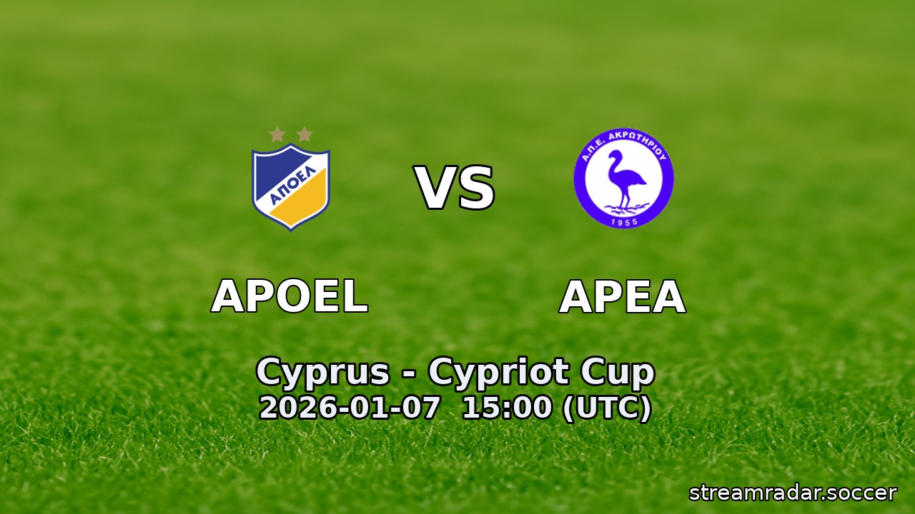 APOEL vs APEA