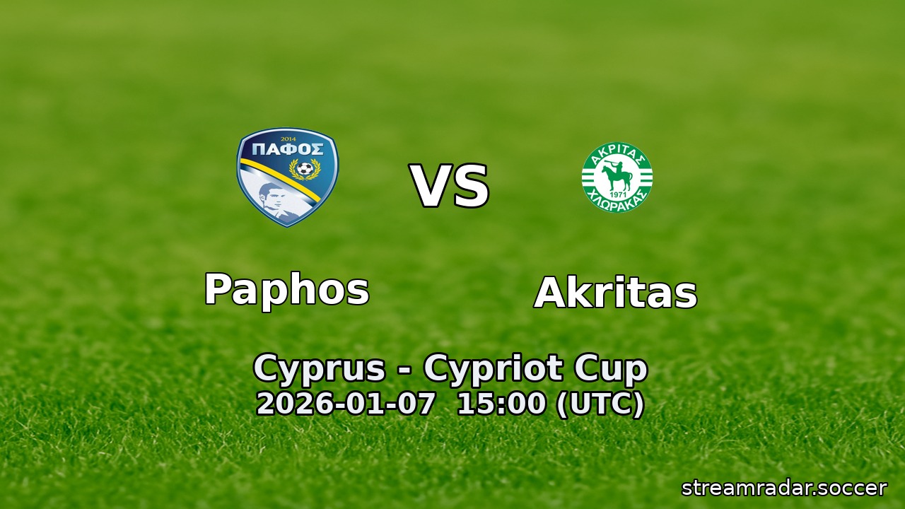 Paphos vs Akritas