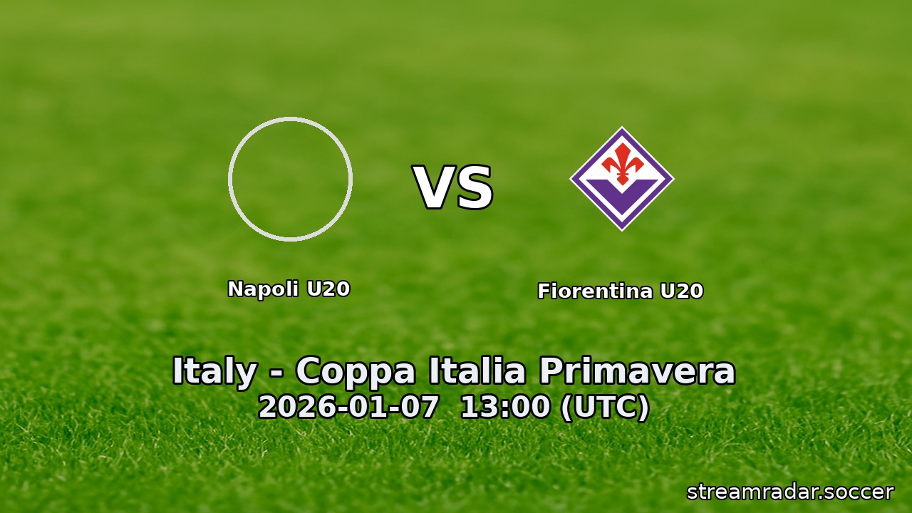 Fiorentina U20 vs Napoli U20