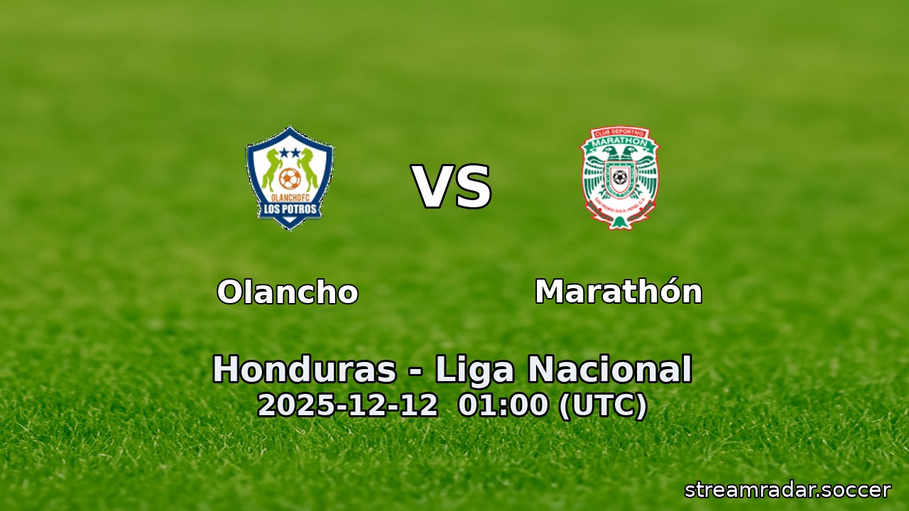 Olancho vs Marathón