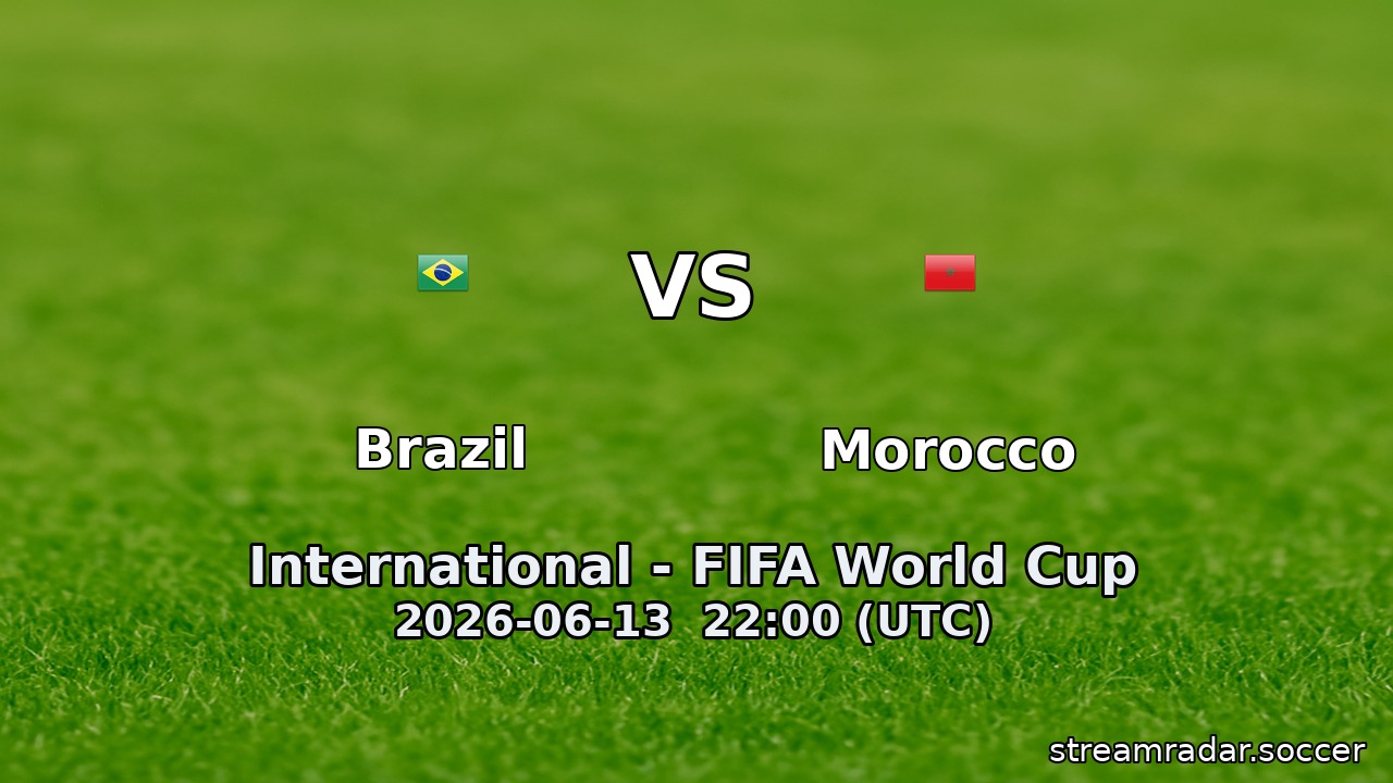 Brazil vs Morocco