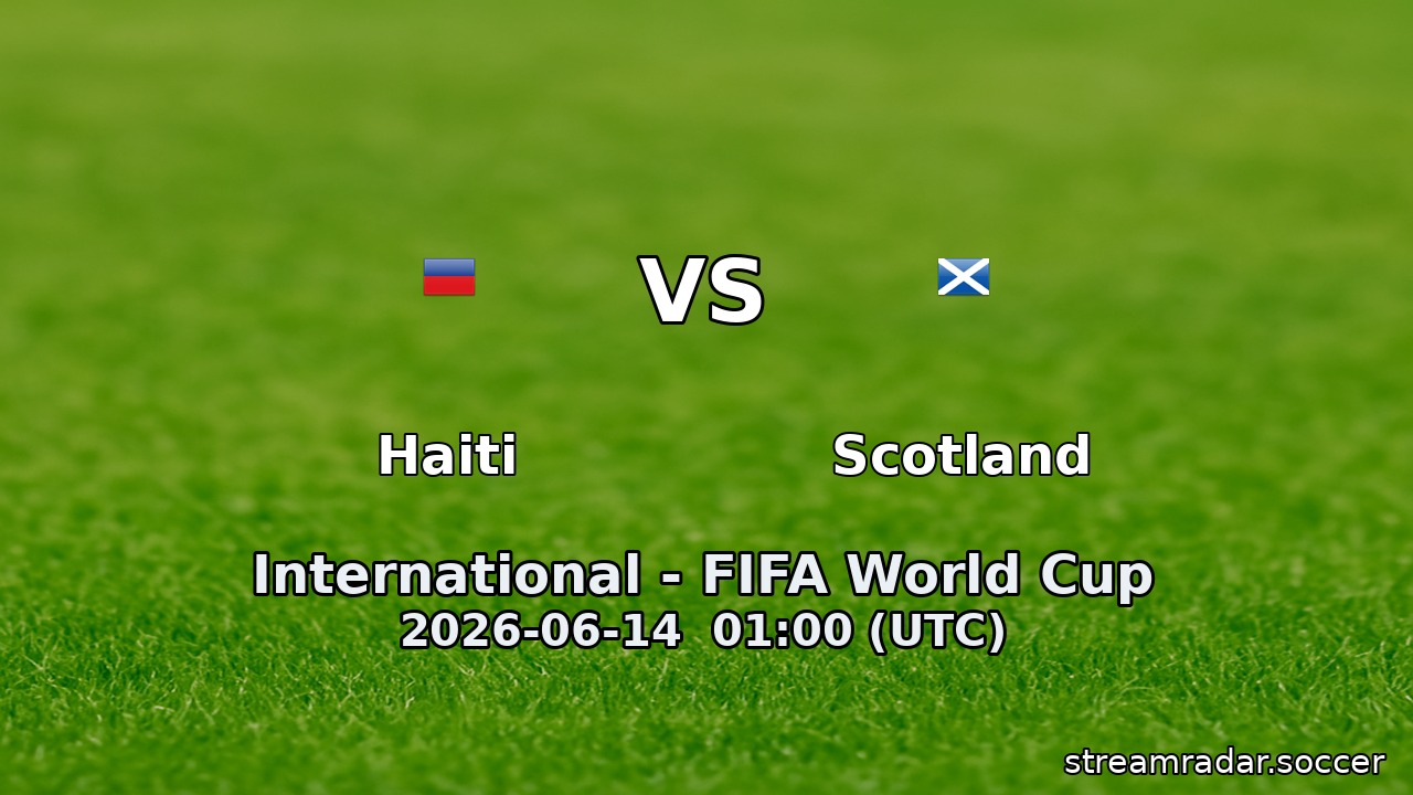 Haiti vs Scotland