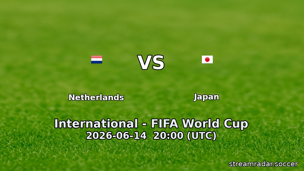 Netherlands vs Japan