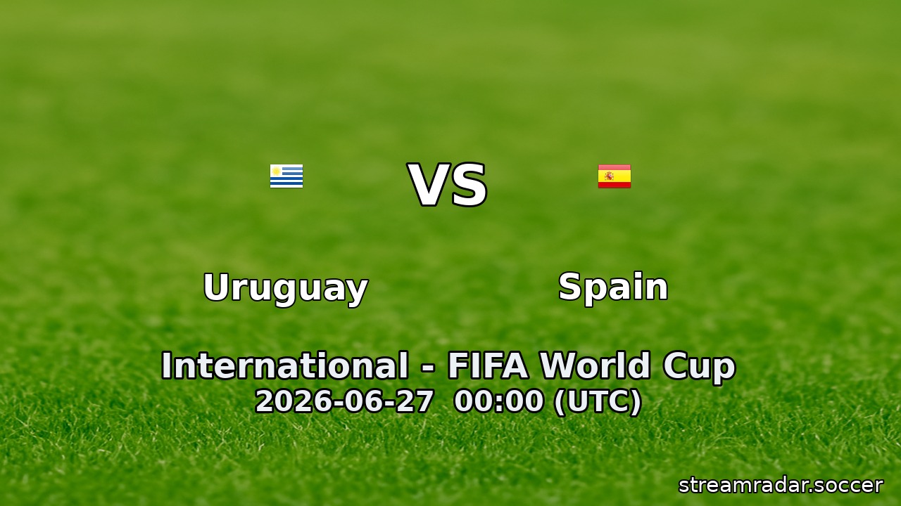 Uruguay vs Spain
