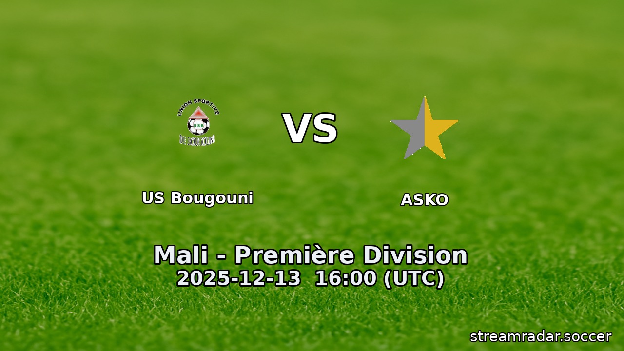 US Bougouni vs ASKO