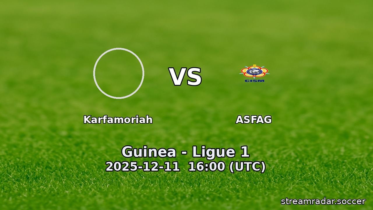 Karfamoriah vs ASFAG