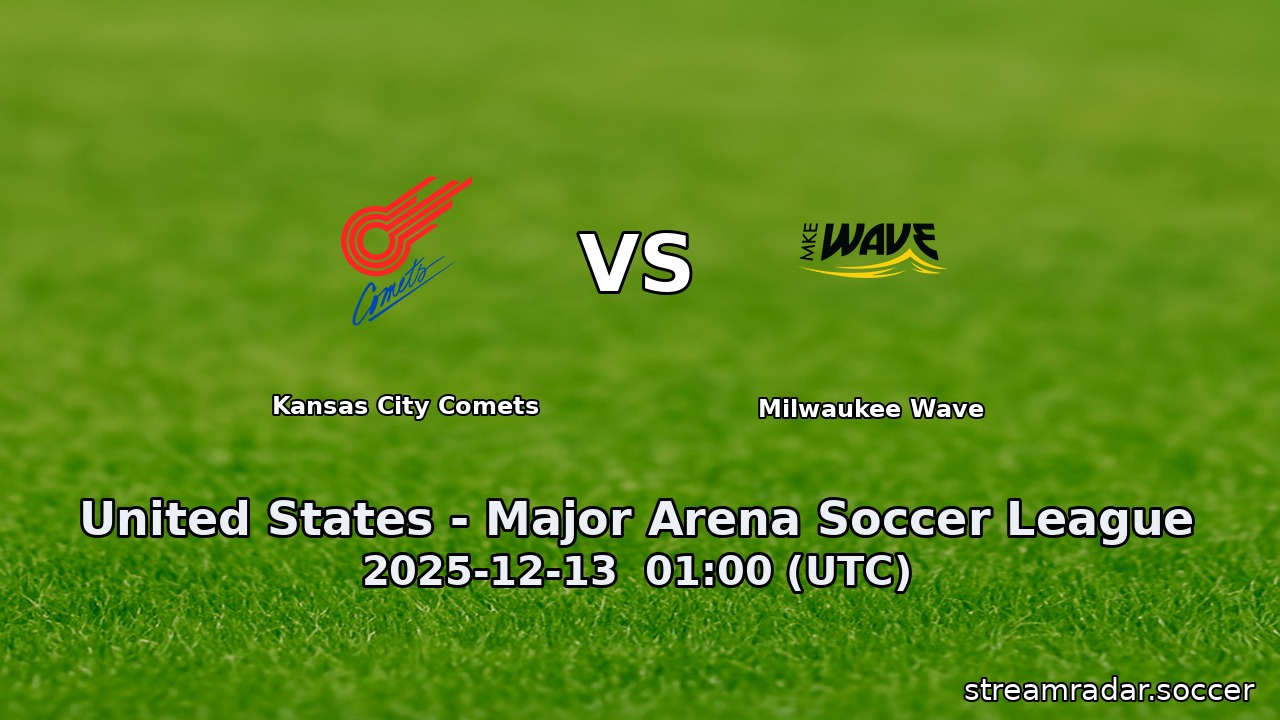 Kansas City Comets vs Milwaukee Wave
