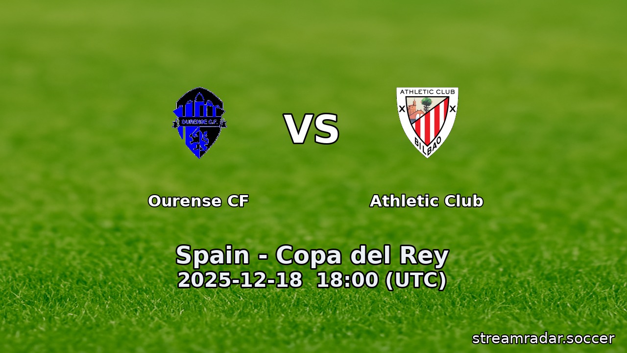 Ourense CF vs Athletic Club