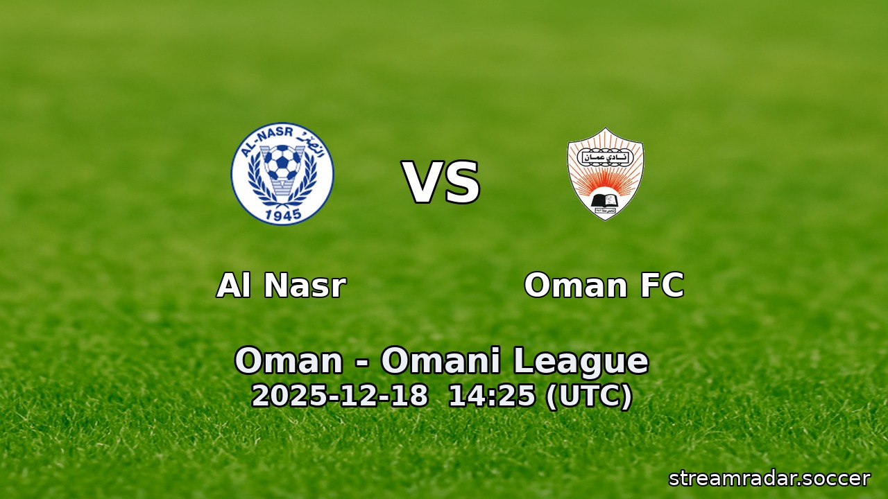 Al Nasr vs Oman FC