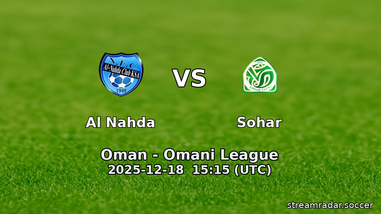 Al Nahda vs Sohar