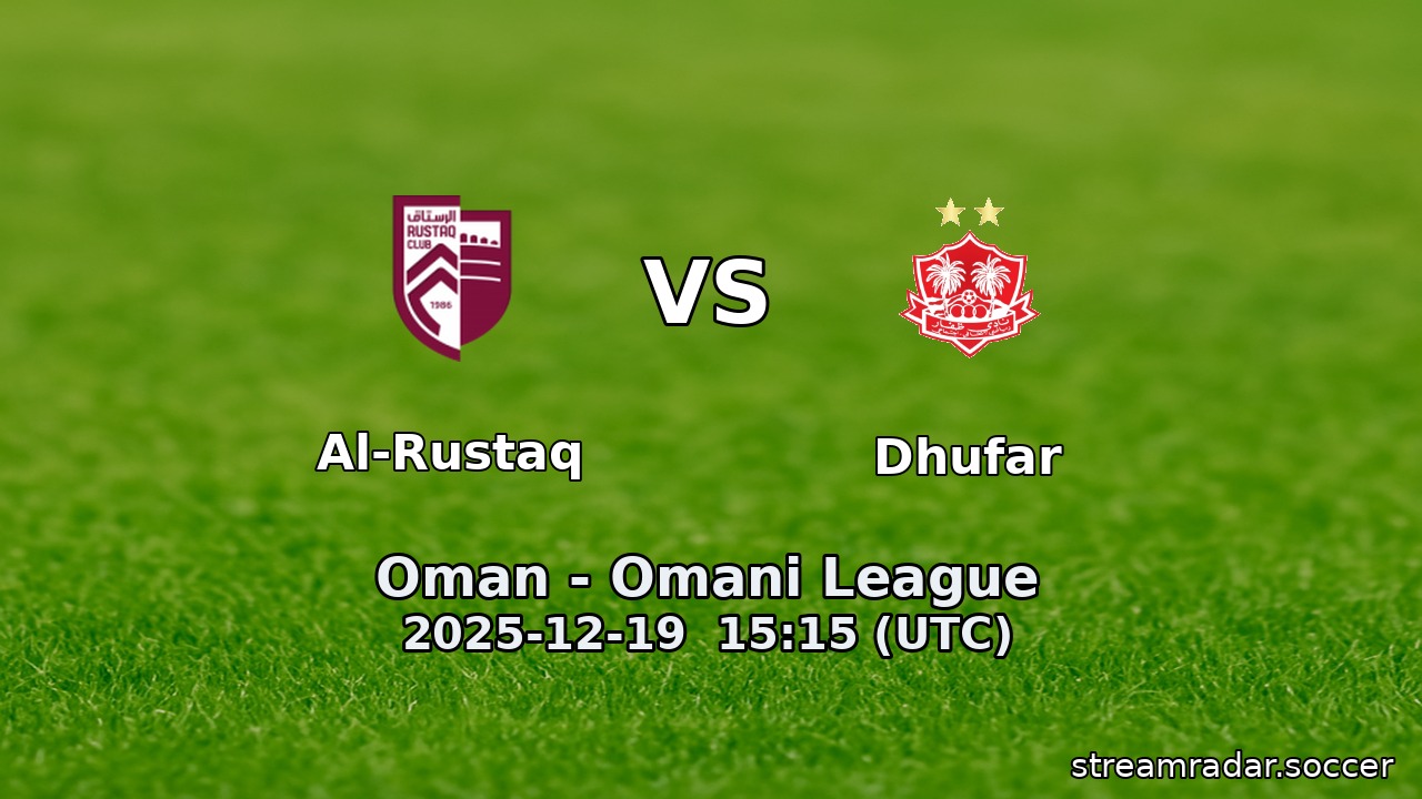 Al-Rustaq vs Dhufar
