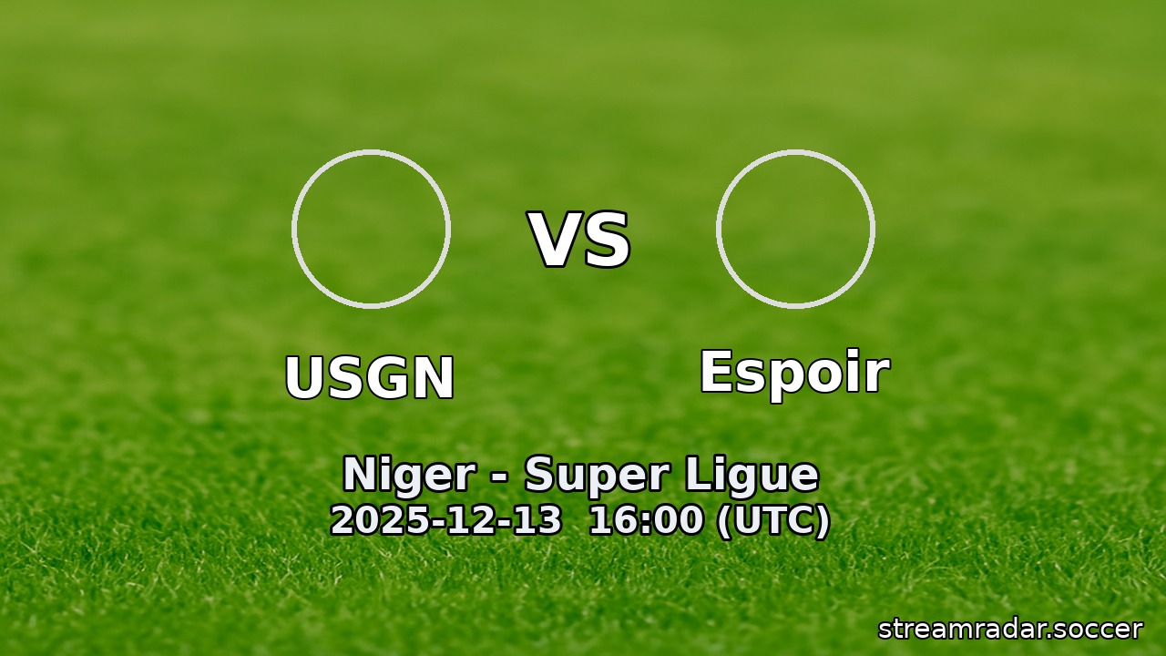 USGN vs Espoir