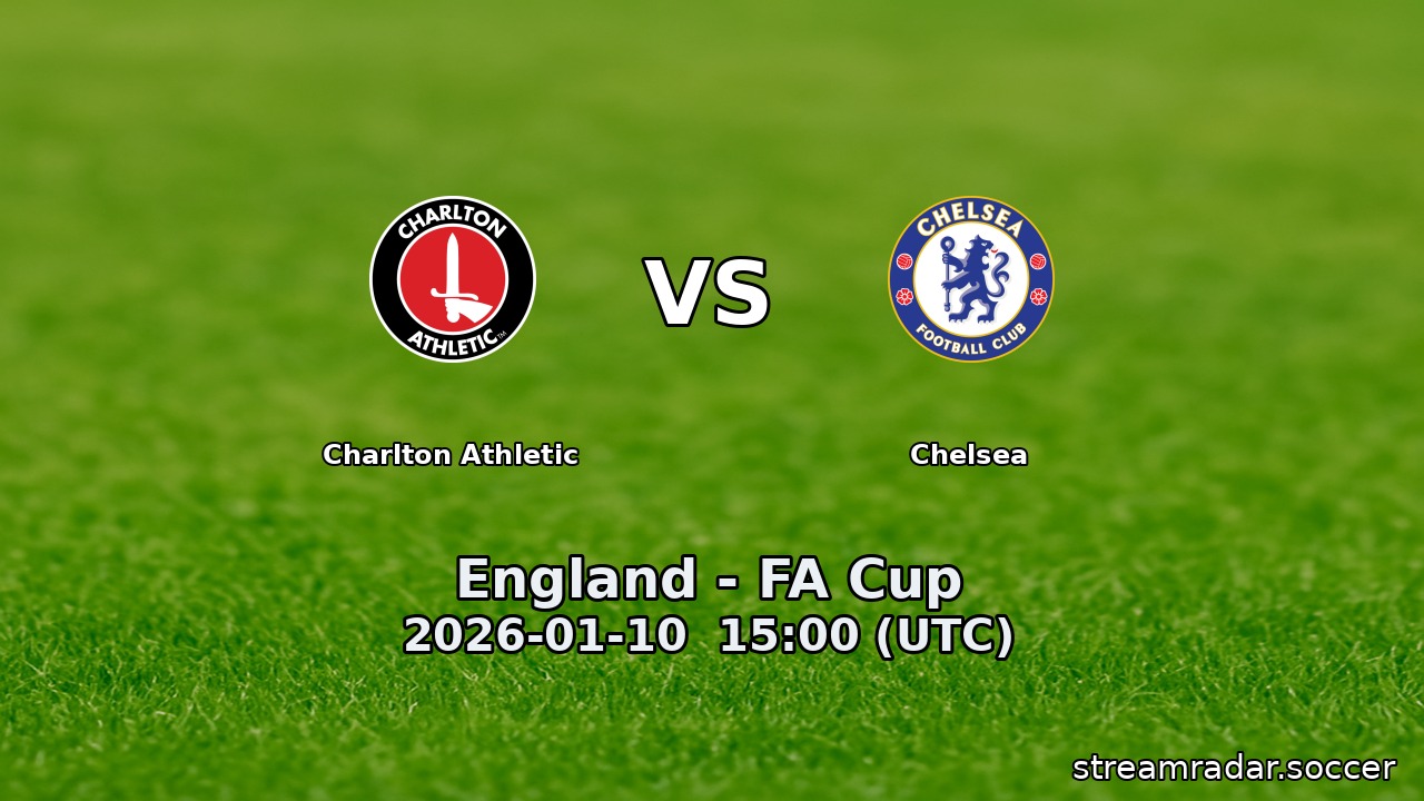 Charlton Athletic vs Chelsea
