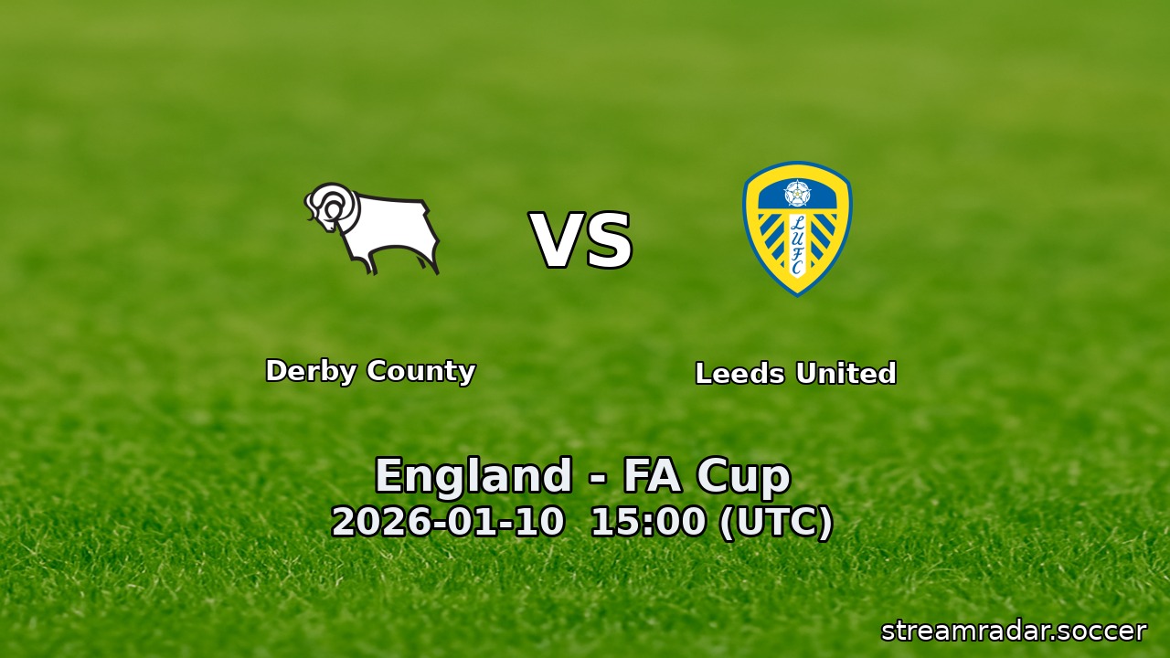 Derby County vs Leeds United