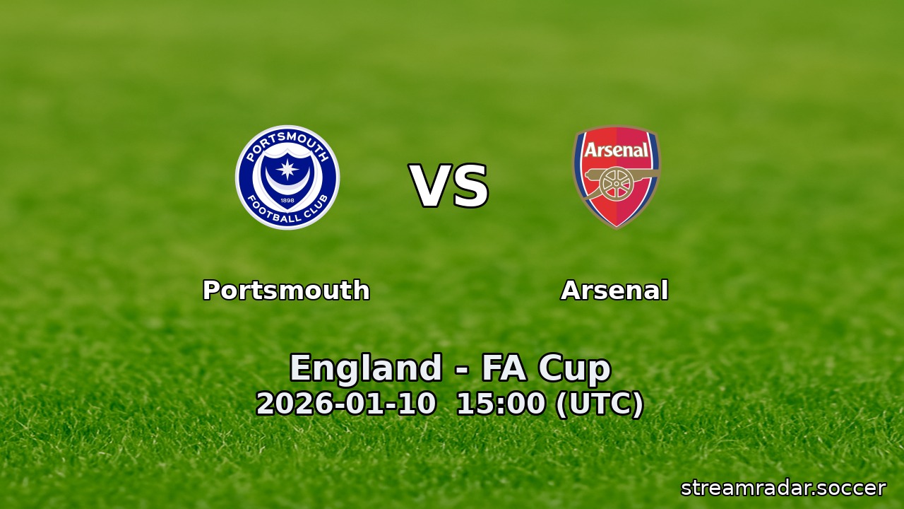 Portsmouth vs Arsenal