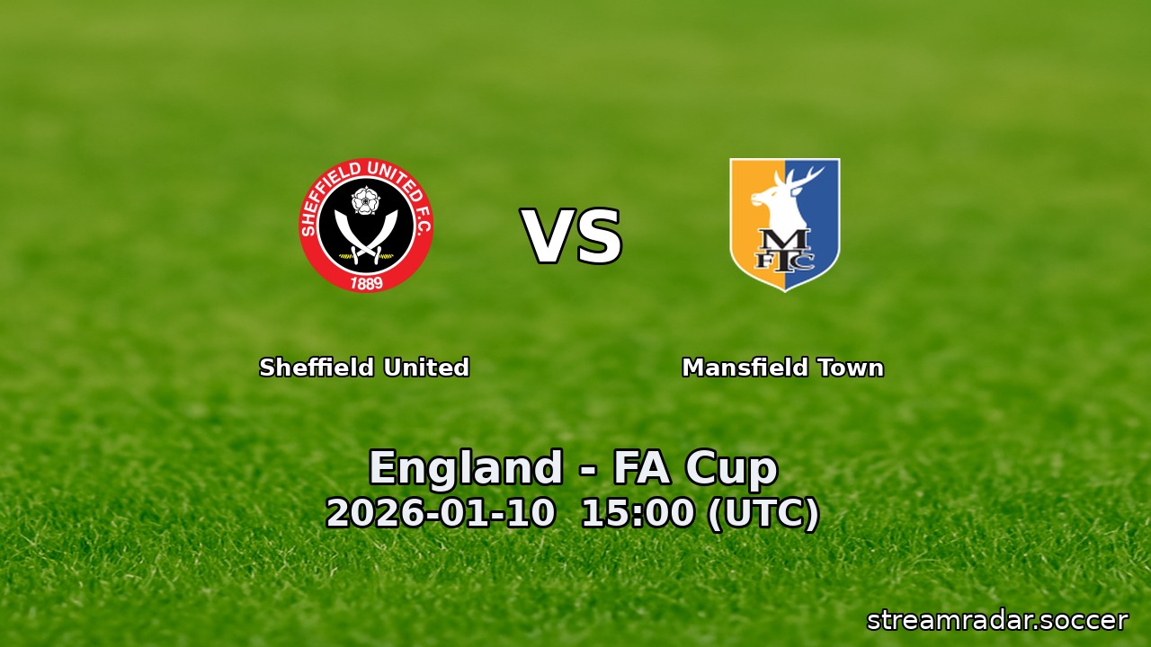 Sheffield United vs Mansfield Town