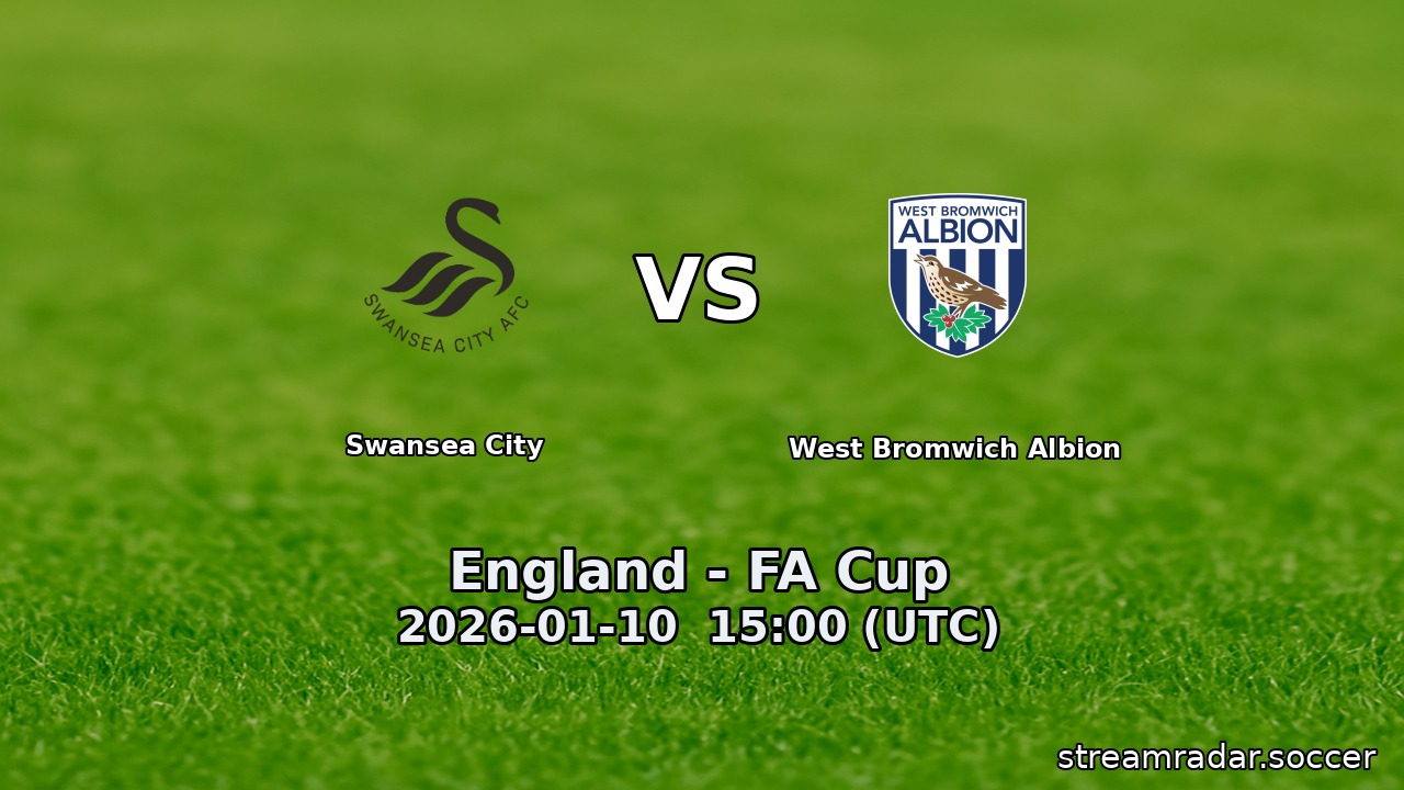 Swansea City vs West Bromwich Albion