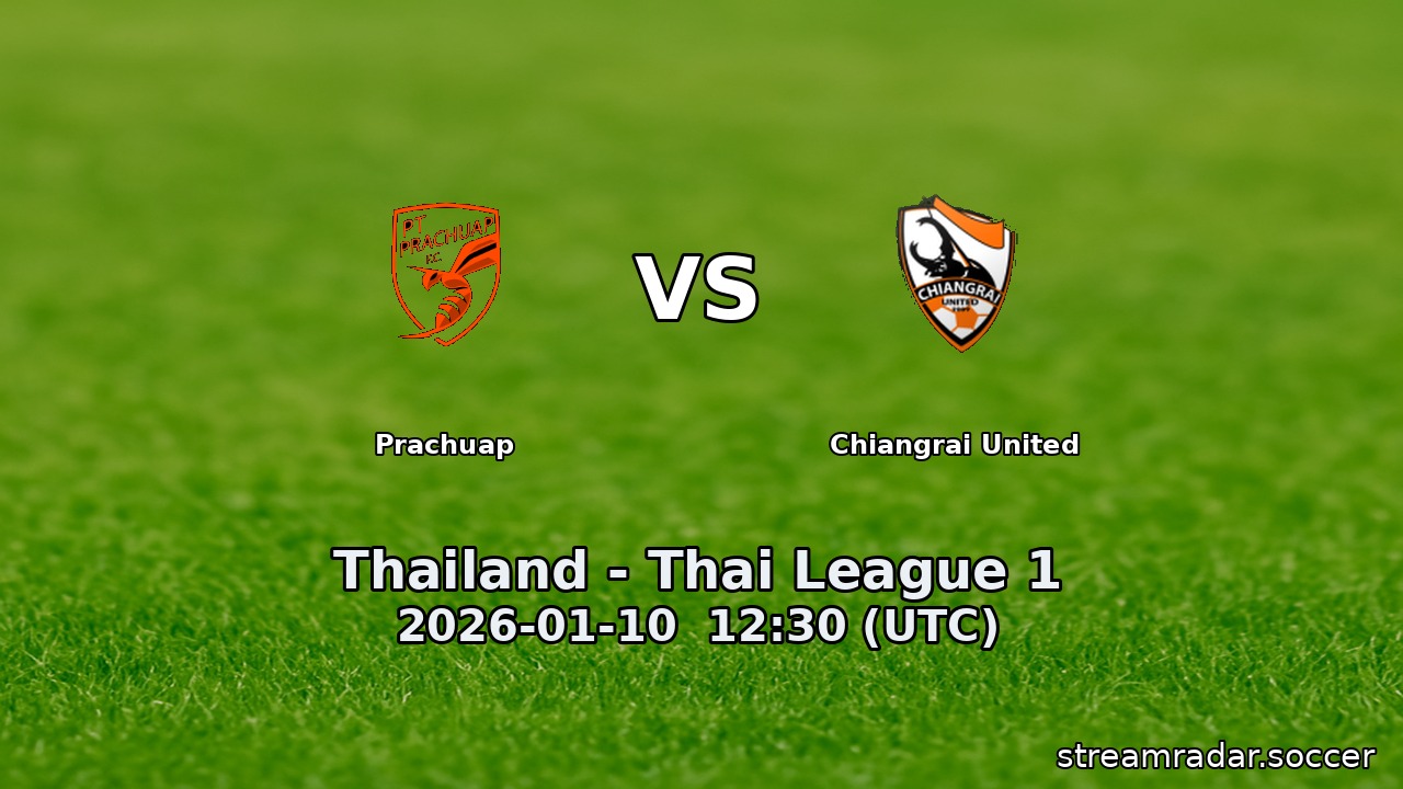 Prachuap vs Chiangrai United