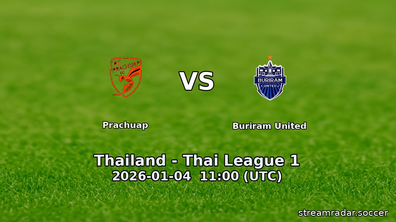 Prachuap vs Buriram United