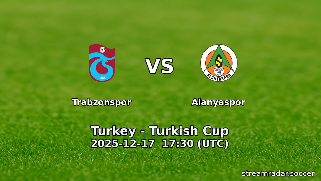 Trabzonspor vs Alanyaspor