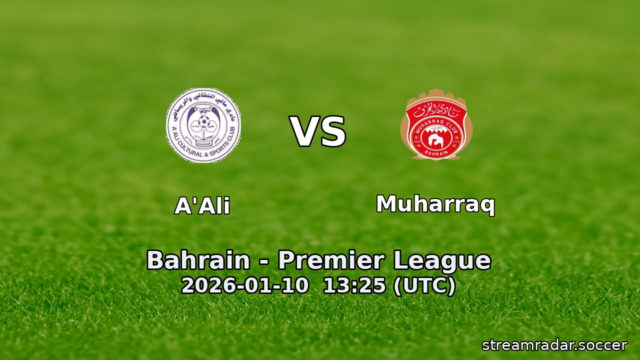 A'Ali vs Muharraq