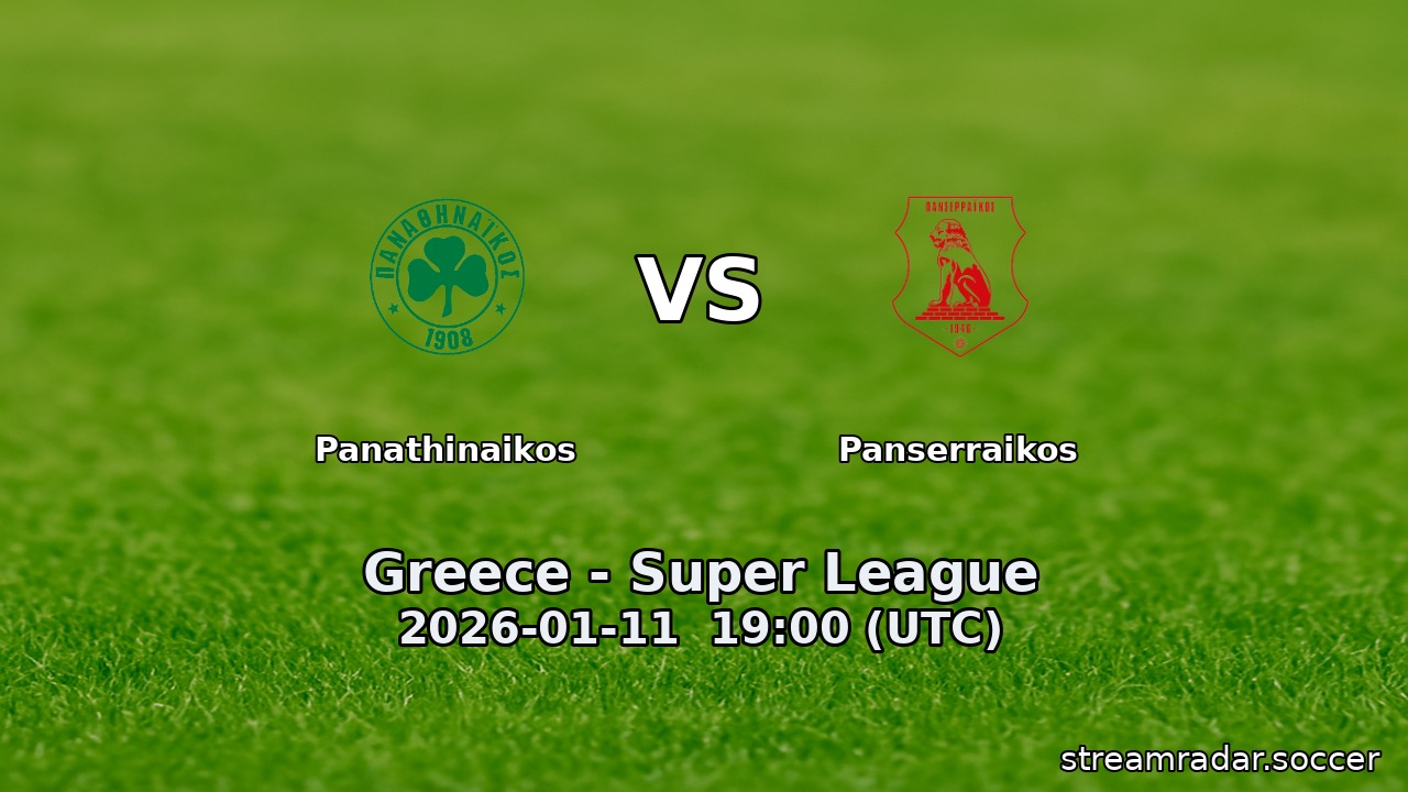 Panathinaikos vs Panserraikos
