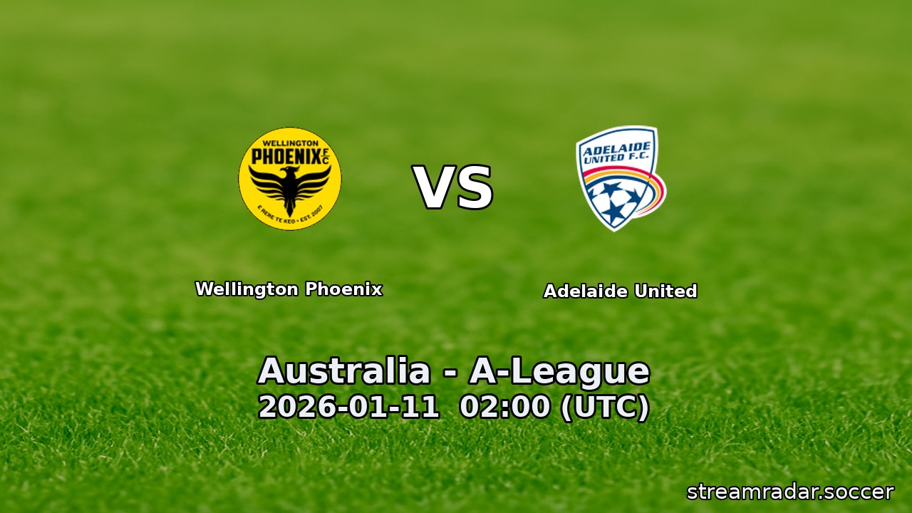 Wellington Phoenix vs Adelaide United