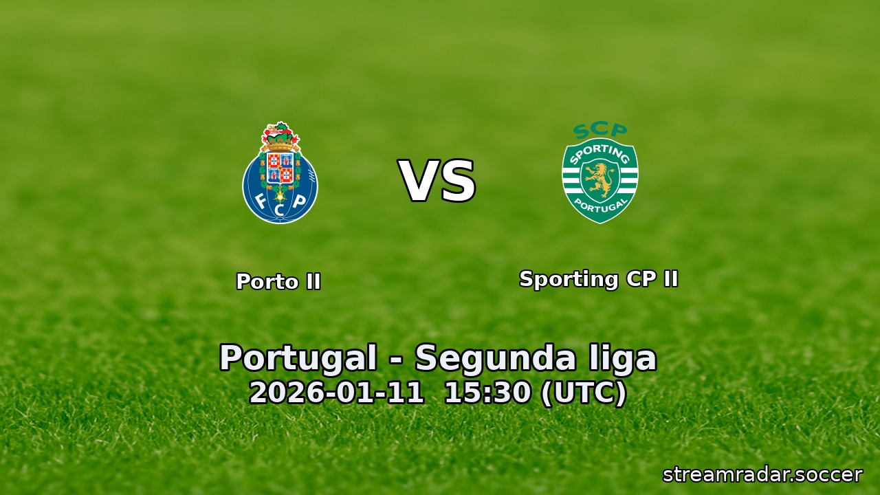 Porto II vs Sporting CP II