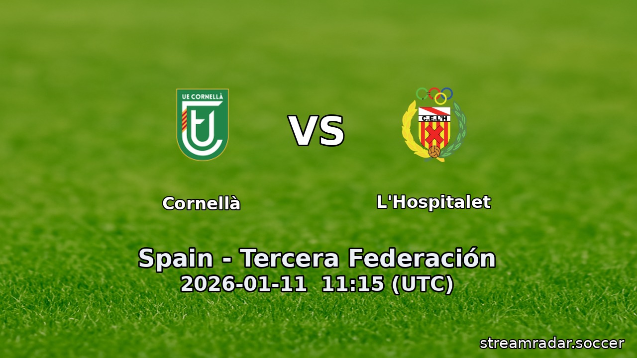 Cornellà vs L'Hospitalet