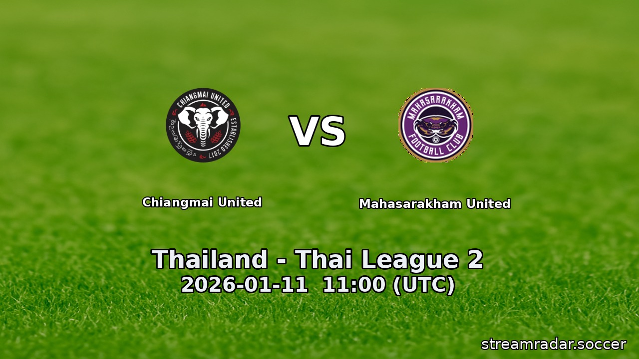 Chiangmai United vs Mahasarakham United