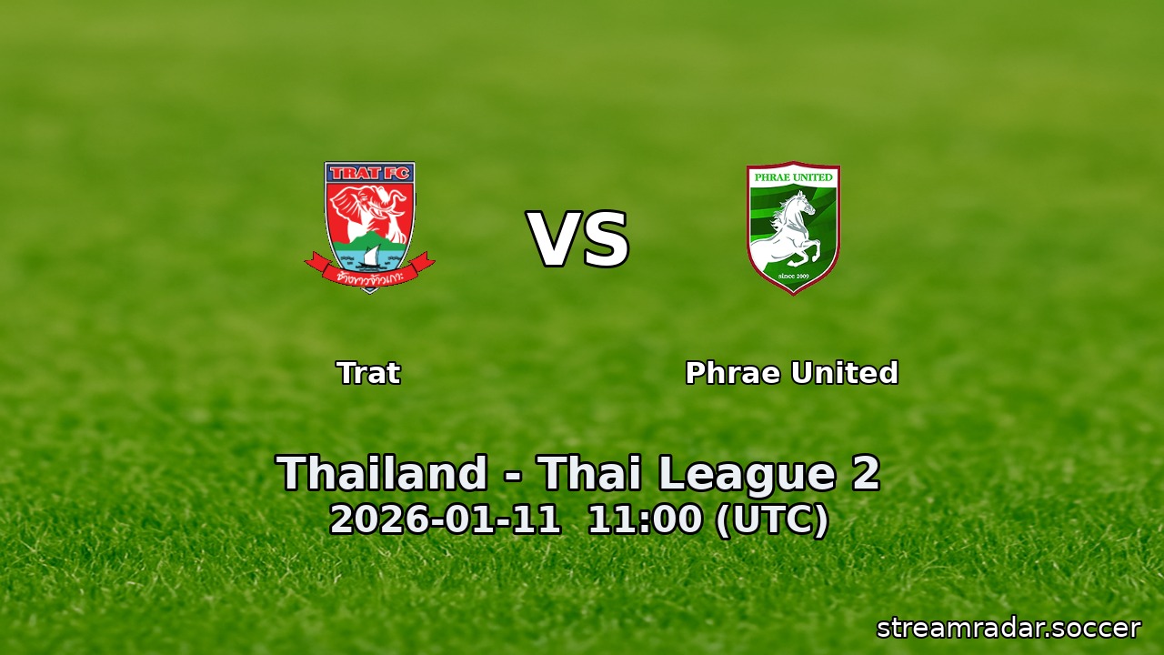 Trat vs Phrae United