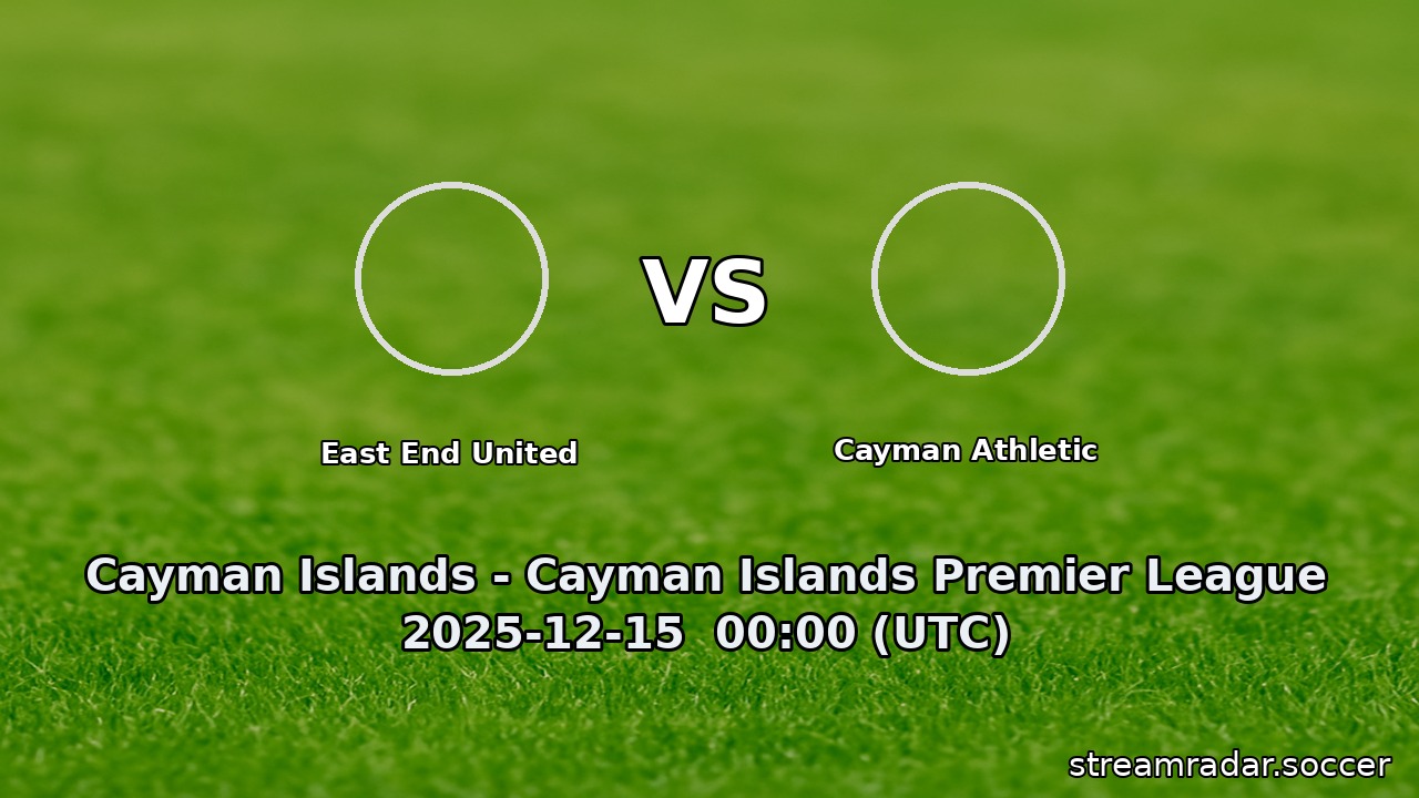 East End United vs Cayman Athletic