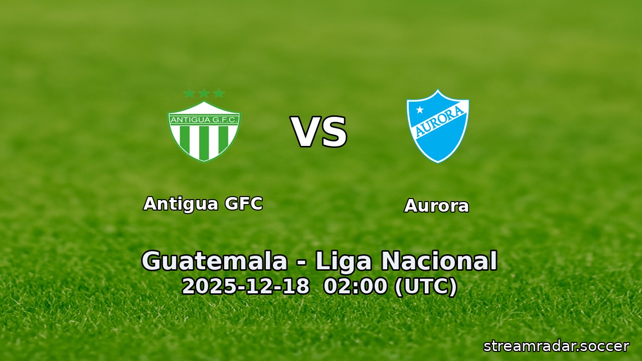 Antigua GFC vs Aurora