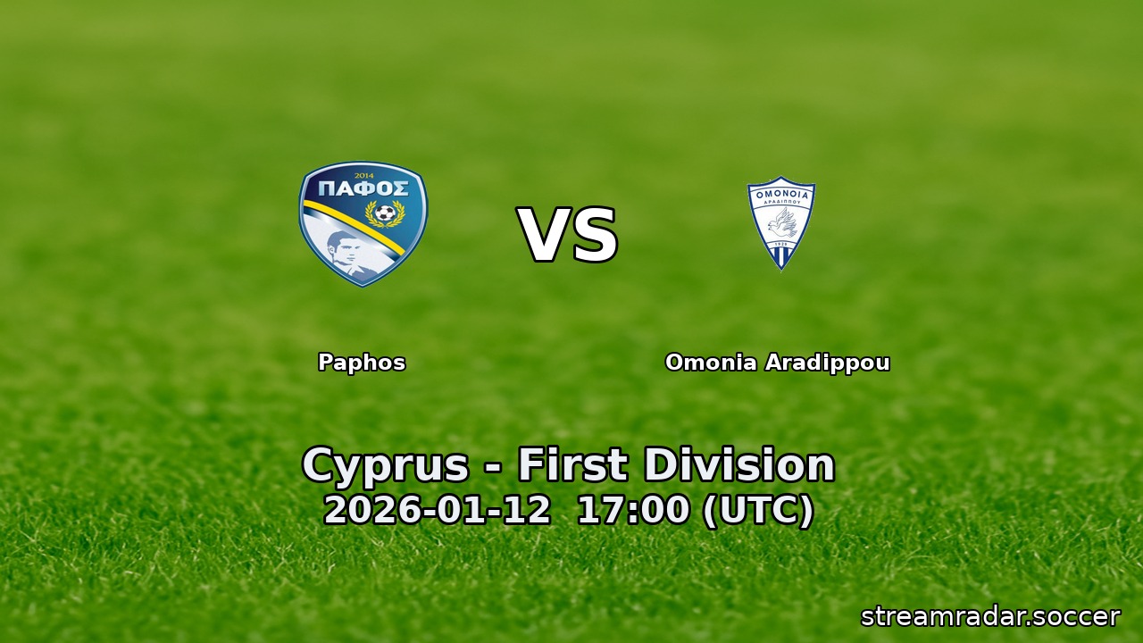 Paphos vs Omonia Aradippou